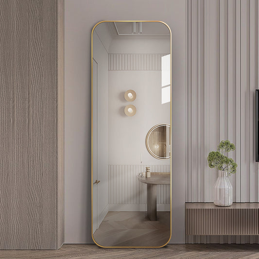 Helfigur spejl 60x170 cm - Guld ramme