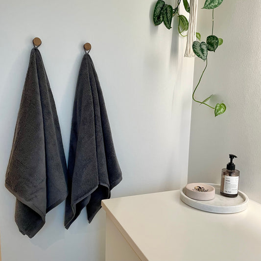 Håndklæde - Antracit - Stor