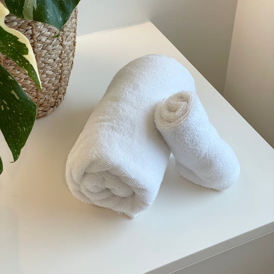 Håndklæde - White Cloud - Medium