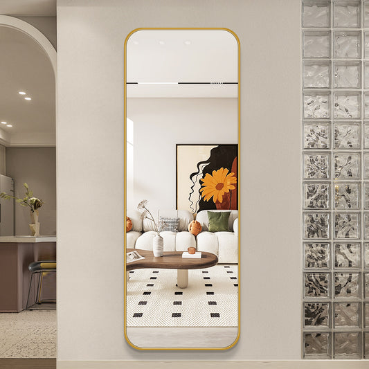 Helfigur spejl 60x170 cm - Guld ramme