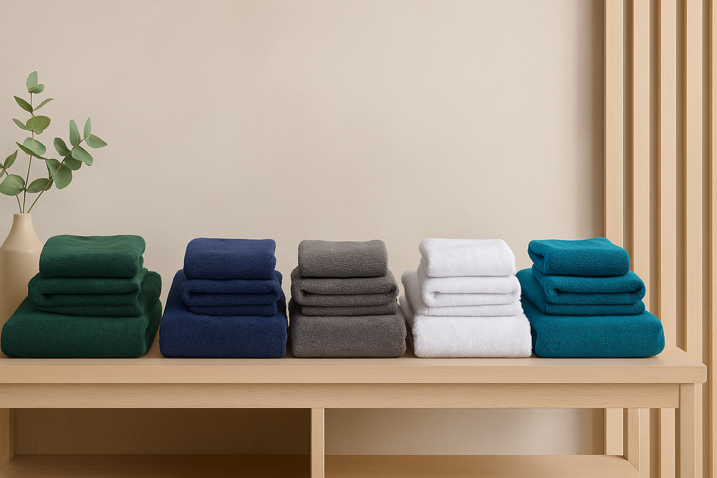 Håndklæder i 100% bomuld