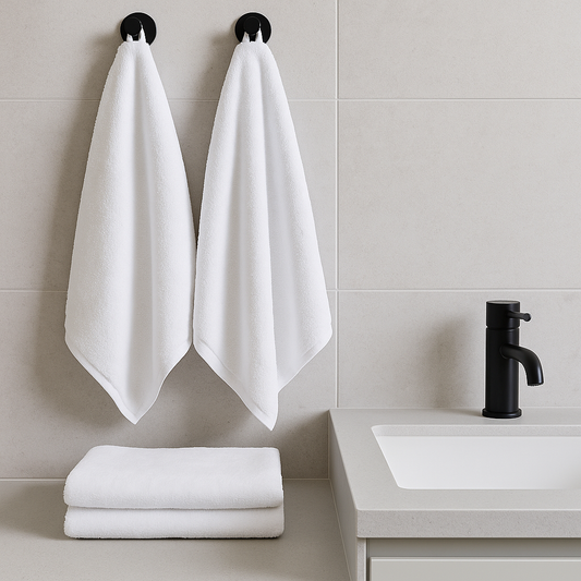 Håndklæde - White Cloud - Stor