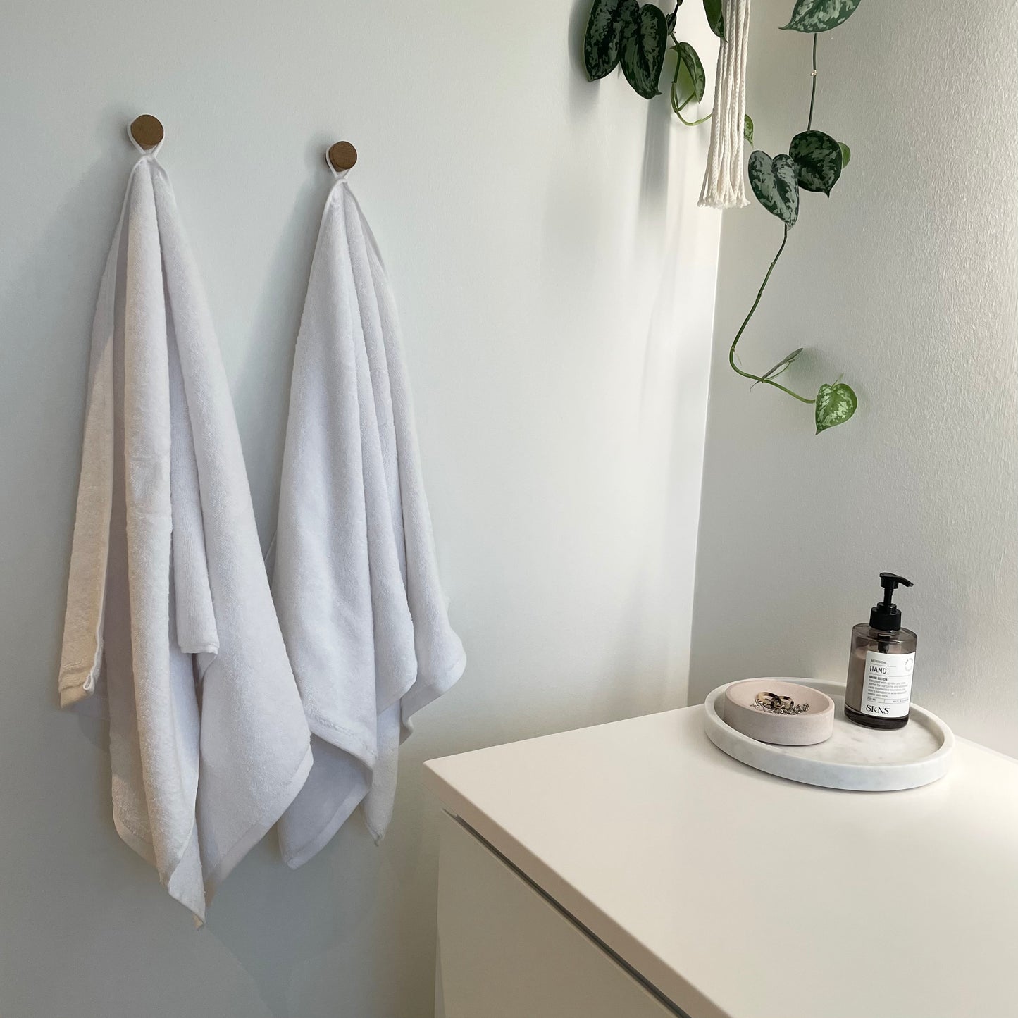 Håndklæde - White Cloud - Stor