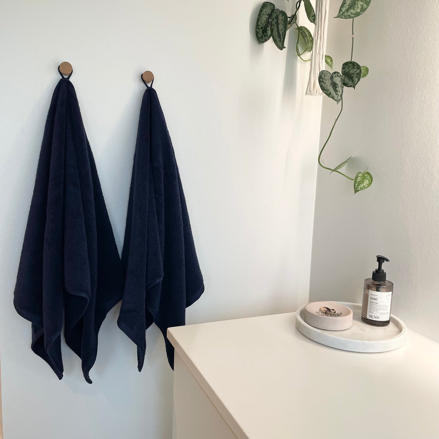 Håndklæde - Midnight Blue - Stor
