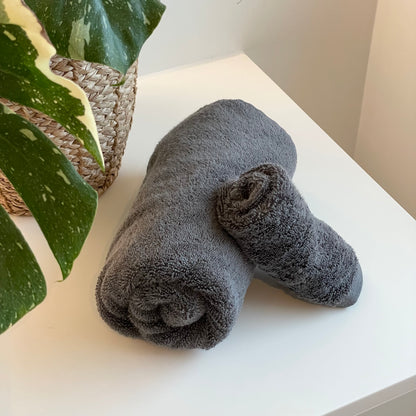 Håndklæde - Antracit - 3 stk.