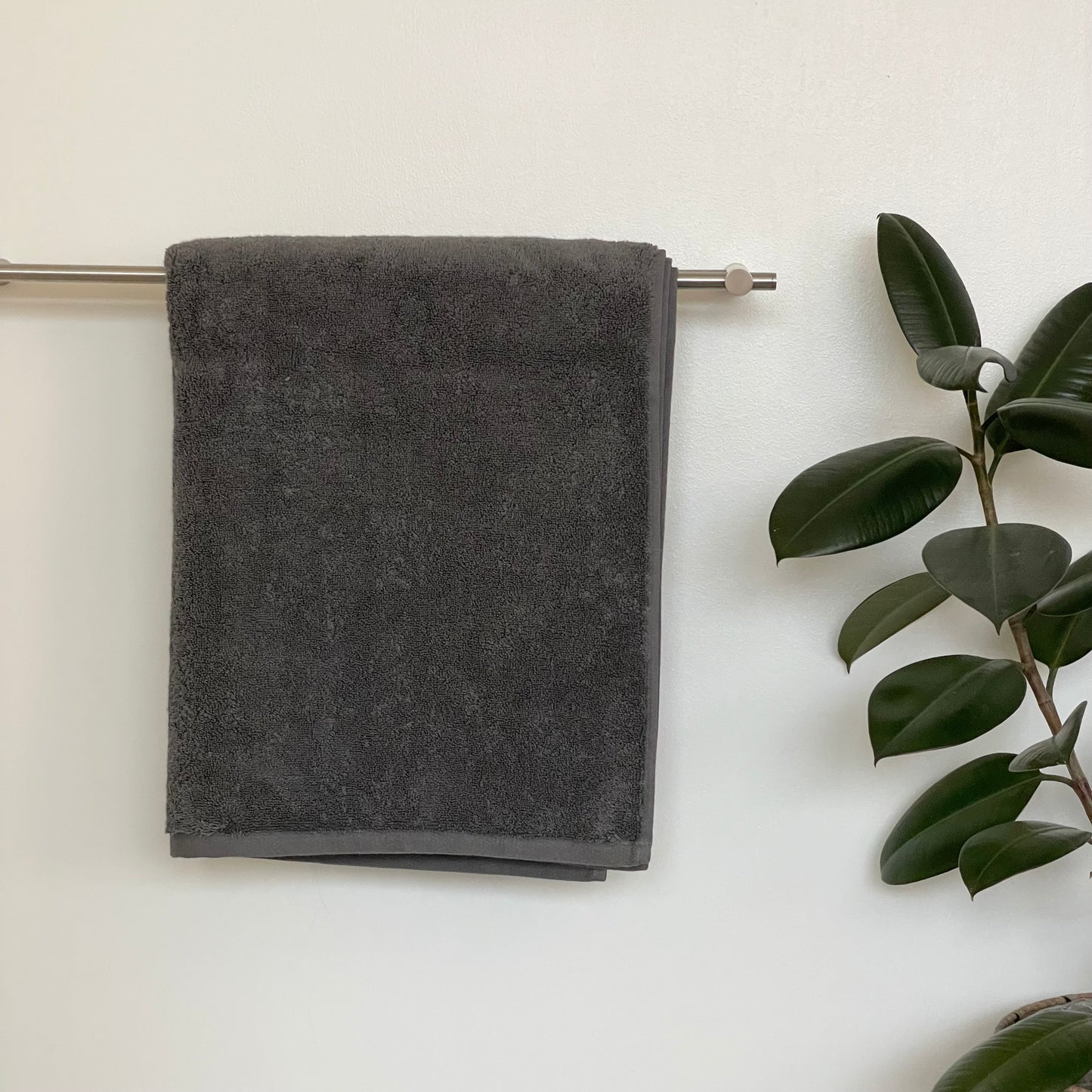 Håndklæde - Antracit - Stor