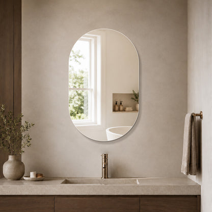 Ovalt Spejl 50x80 cm