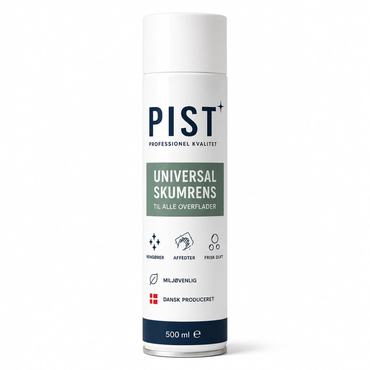 PIST Universal Skumrens 500 ml – effektiv rengøring til spejle og badeværelset