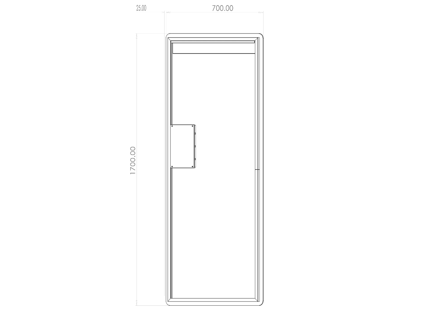 Køb helfigur spejl til hjemmet med LED 70x170 cm